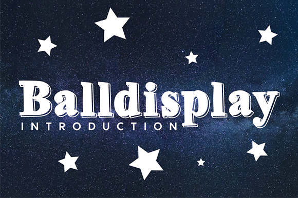 Balldisplay Font: A Fun and Friendly Display Font for Creative Projects