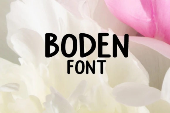Boden Alpha: A Font with Personality