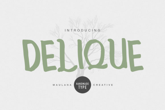 Delique: A Font with Personality