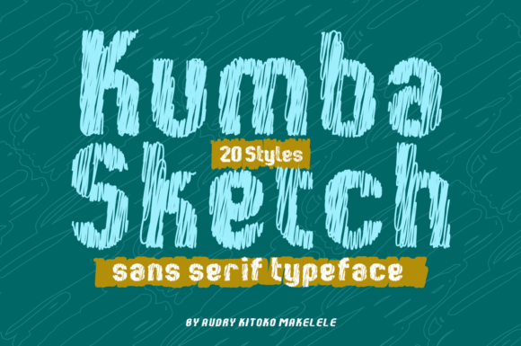 Discover Kumba Sketch: A Whimsical Display Font for Creative Design
