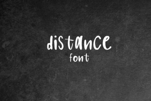 Distance: A Font That Speaks with Elegance