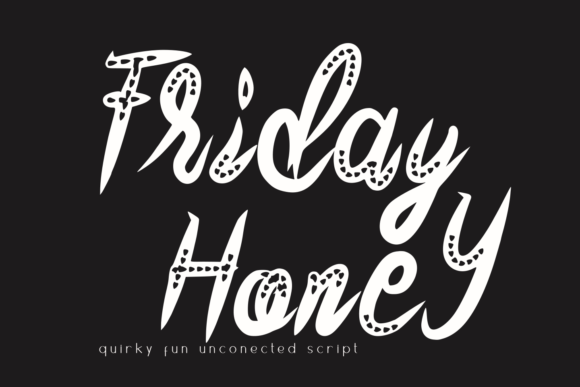 Friday Honey Display Font