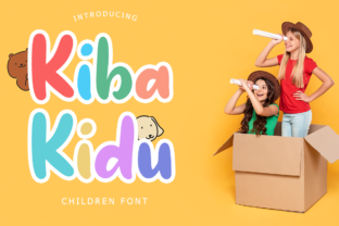 Kiba-Kidu Font for Kids-Themed Designs