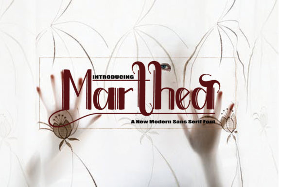 Marthea: A Modern Display Font with Versatile Appeal