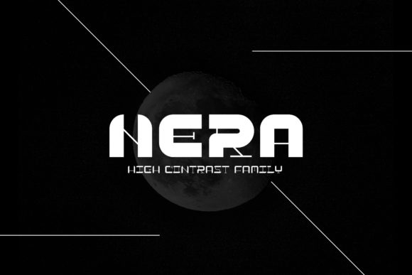 Nera: A Bold Display Font for Creative Expression