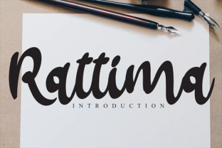 Rattima: A Casual, Fun Display Font for Creative Projects