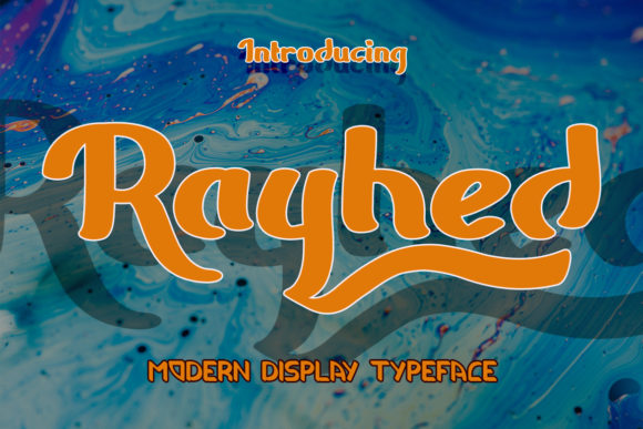 Rayhed: A Bold Display Font for Creative Expression