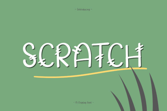 Scratch: A Playful Font That Brings Creativity to Life
