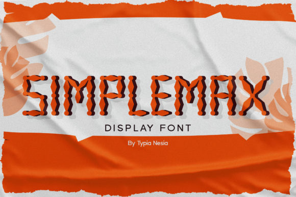 Simplemax: A Fun and Original Display Font for Creative Expression