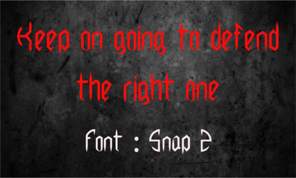 Snap Z Font