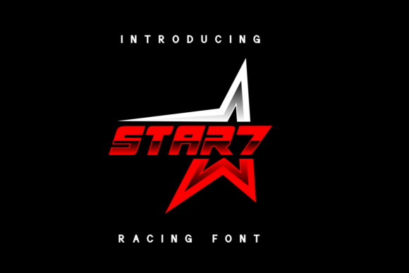 Star7: A Bold and Chunky Display Font for Sporting Events