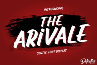 The Arivale: A Bold Display Font for Dynamic Visual Communication