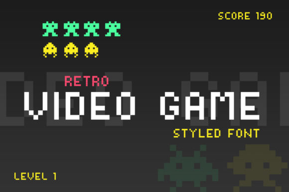 Video Game: A Font That Celebrates Abstract Shapes
