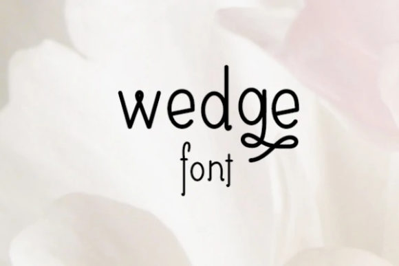 Wedge Font: A Timeless Blend of Elegance and Calligraphy