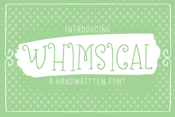 Whimsical Font: A Playful Tool for Creative Expression